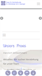 Mobile Screenshot of praxis-leimen.de